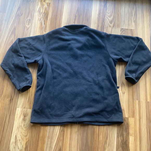Patagonia Black Fleece Zip Up Jacket Large - Picture 5 of 6